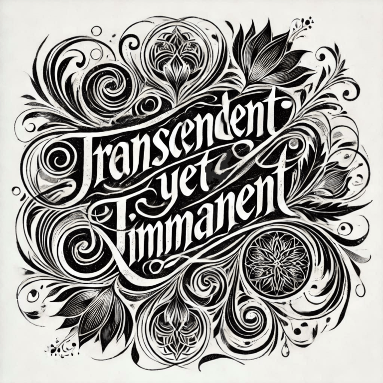 God both Transcendent and Immanent