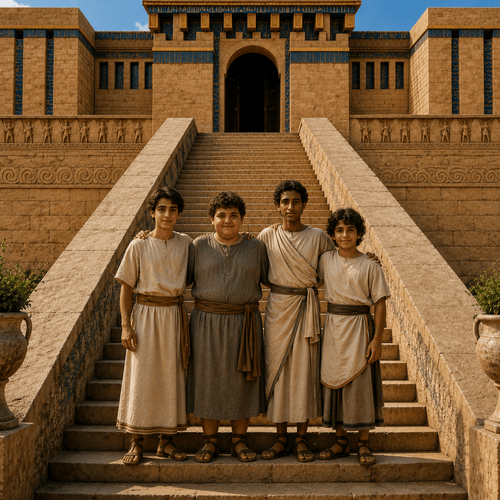 Daniel friends babylonian names