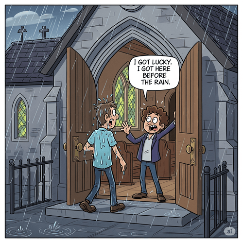 Can God and Luck Co-exist?