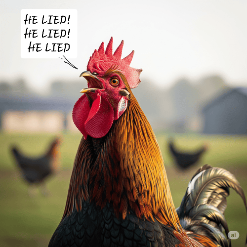 Rooster Crow at Peter’s Denial