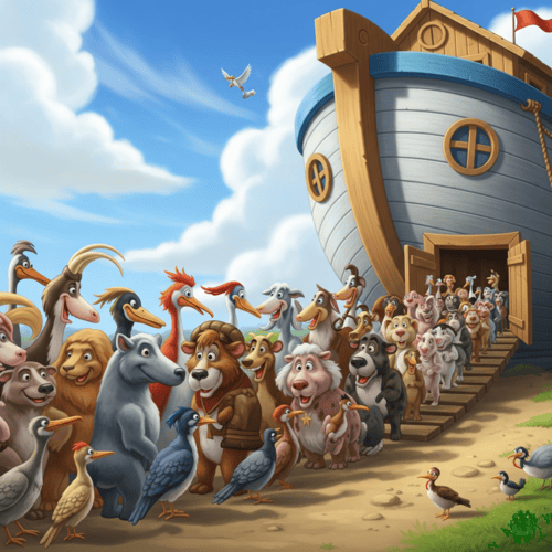 How many animals were on Noah’s Ark?