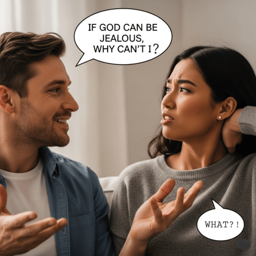 Why is God jealous for His glory?