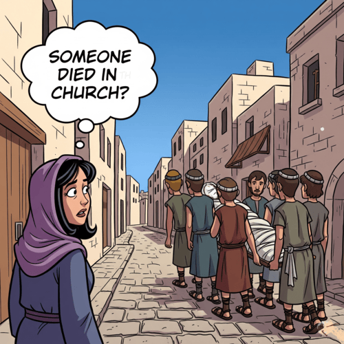Why wasn’t Sapphira told of Ananias’ death?