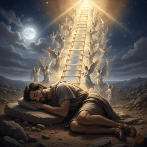 Jacob’s ladder: Jesus bridges heaven and earth