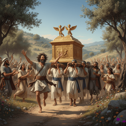David danced before the Lord