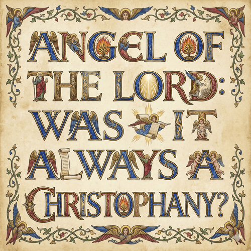 Angel of the Lord: Can we be certain it was Christ?
